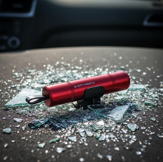 LifeHammer 2w1 – młotek bezpieczeństwa i nóż do pasów